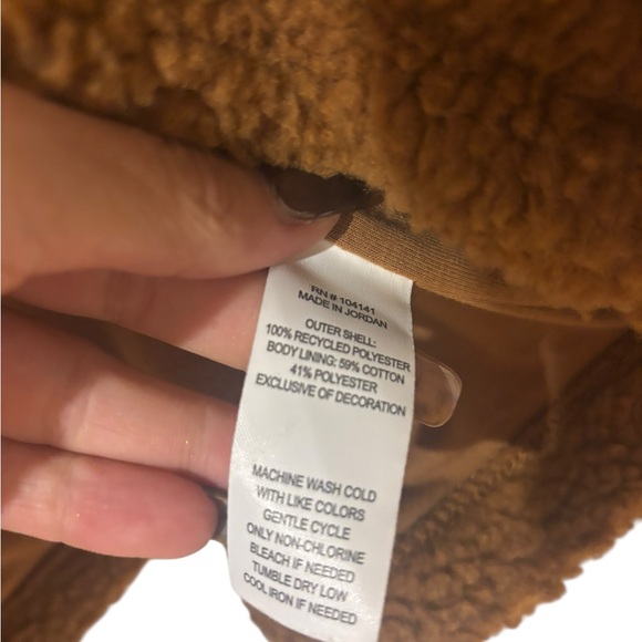 Alpine Design Women’s 1/4 Snap Sherpa Pullover – Size L – Caramel Latte NWT - Picture 3 of 9